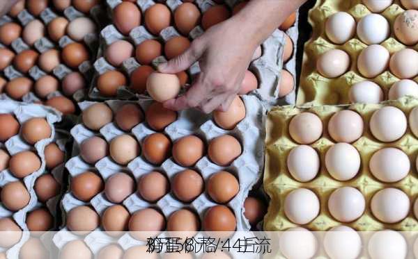
鸡蛋价格：主流
价158元/44斤，
3元