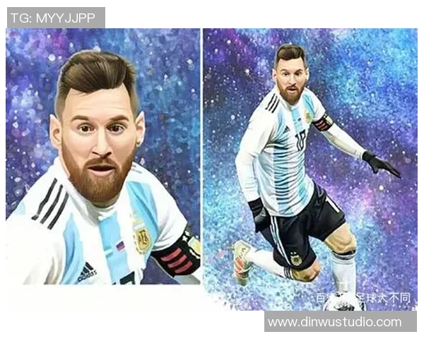 卡通头像演绎绿茵巨星魅力展现足球球星独特风采